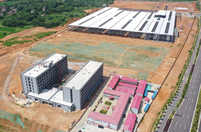  江西日報報道市政綠色建材科技產業園項目